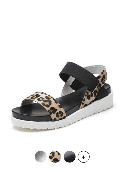 Lisa Leopard Sandal - Ultra Seller