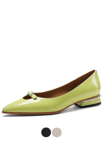 slip on loafers shoes color green size 5 for women