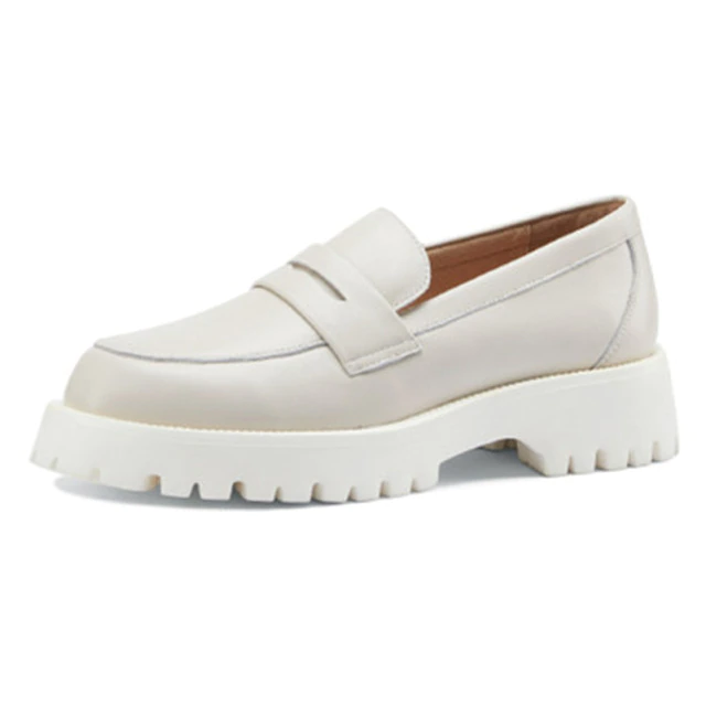 Aroa Women's Leather Platform Loafer Shoes | Ultrasellershoes.com – USS ...