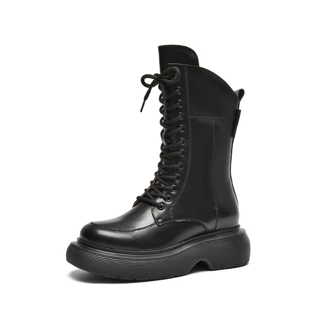 Faiva Women's Leather Platform Boots | Ultrasellershoes.com – USS® Shoes