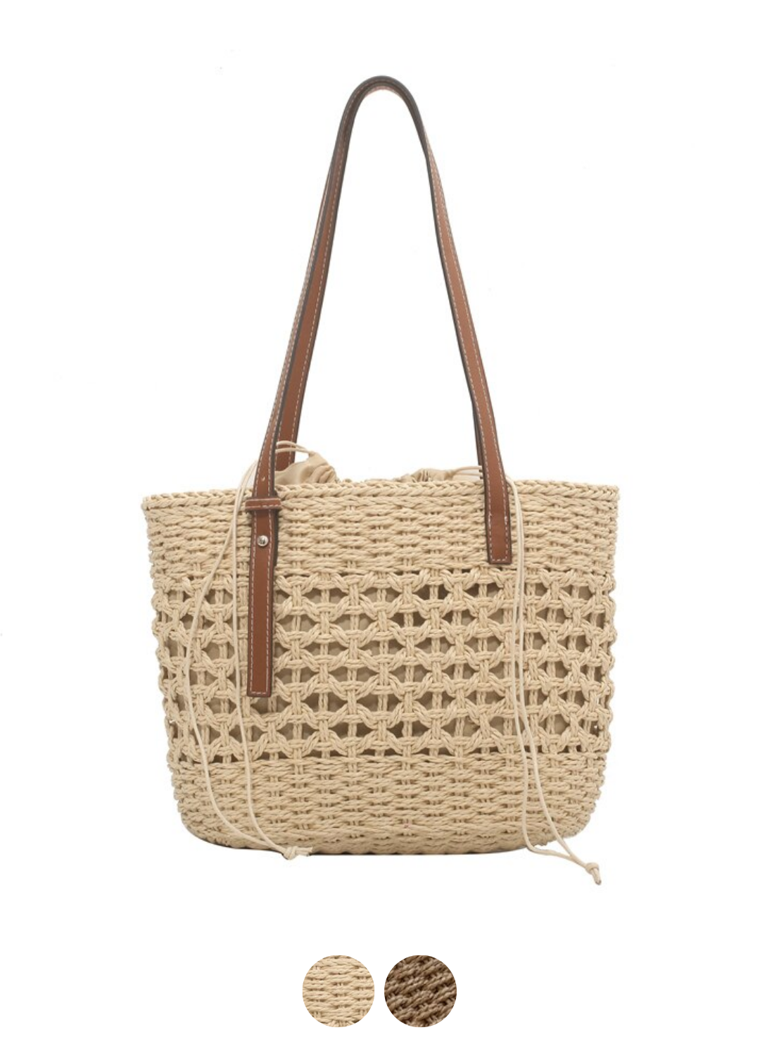 Amaya Women's Large Straw Beach Bucket Handbag | Ultrasellershoes.com ...